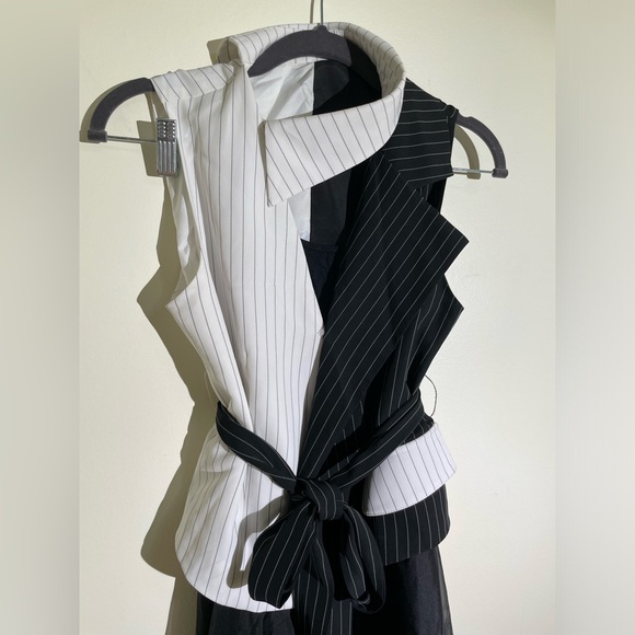 COPY - Two pieces black and white dress - Picture 2 of 5